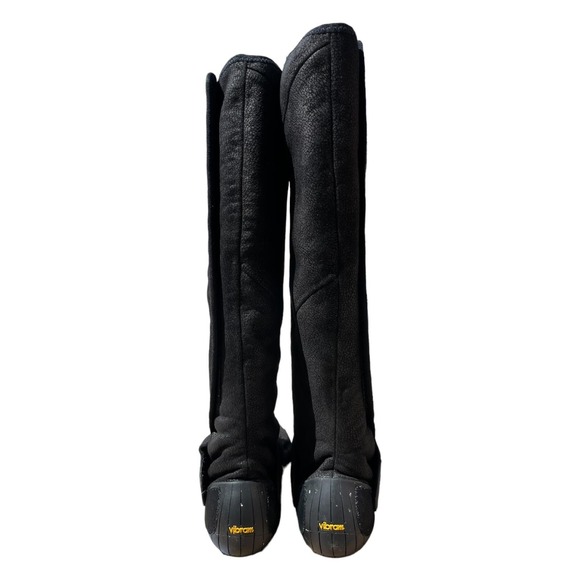 Vibram Furoshiki Shearling‎ High Boots Women's Black Size S (38/39) Size 7 - Picture 4 of 8